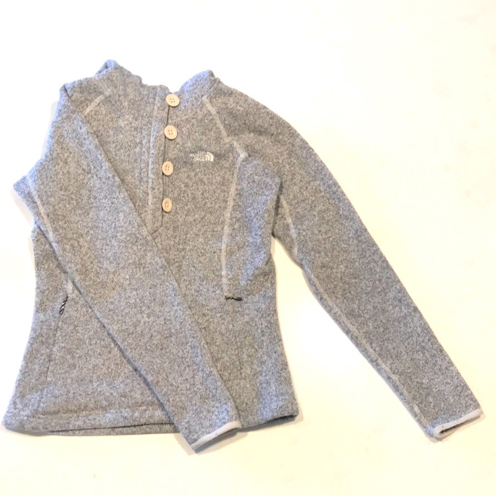 Grey North Face Hoodie